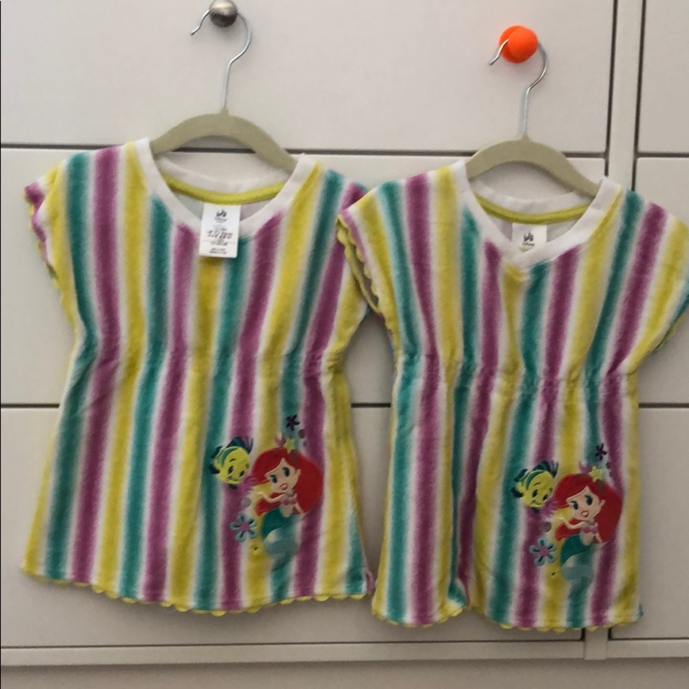 12-18 months Little mermaid swimsuit coverups